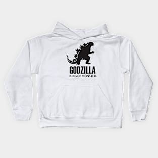 Godzilla king of the monster Kids Hoodie